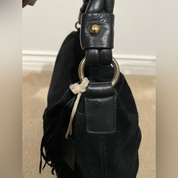 CZ Falconer Suede Fringe Shoulder Bag - Picture 6 of 9